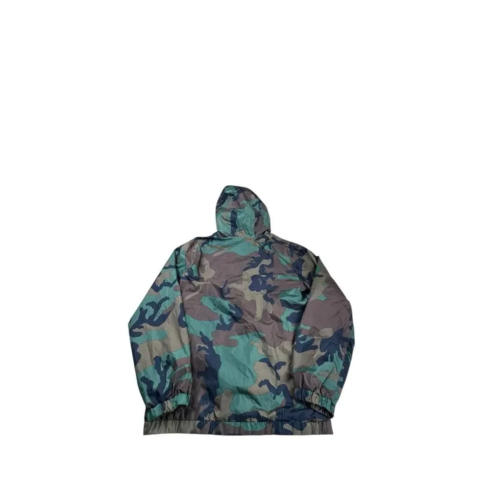 Boys Air Jordan Jumpman Milatry Camo Camp Hooded Windbreaker Zip-Up Jacket M
